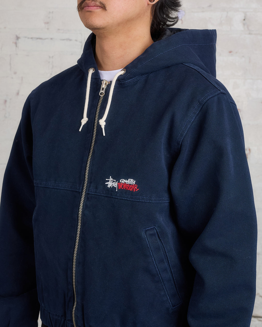 Stussy Work Canvas Insulated Jacket Navy