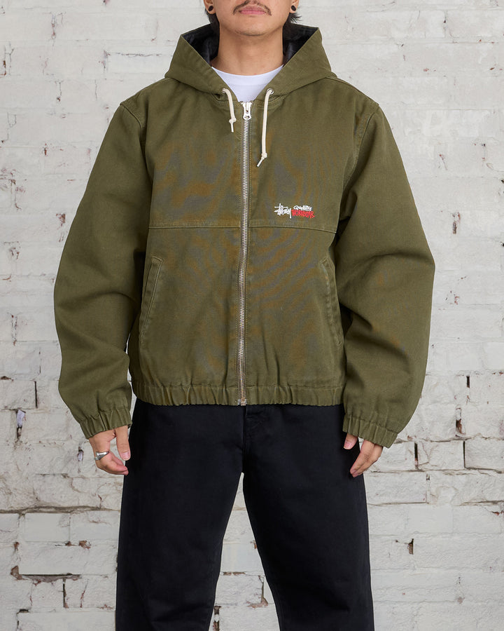 Stussy Work Canvas Insulated Jacket Olive