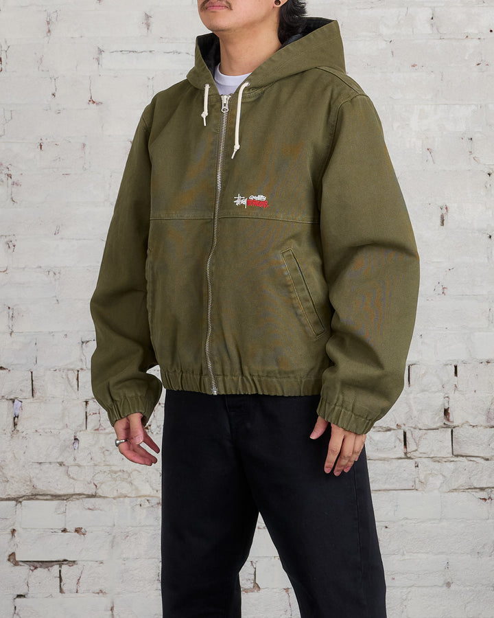 Stussy Work Canvas Insulated Jacket Olive