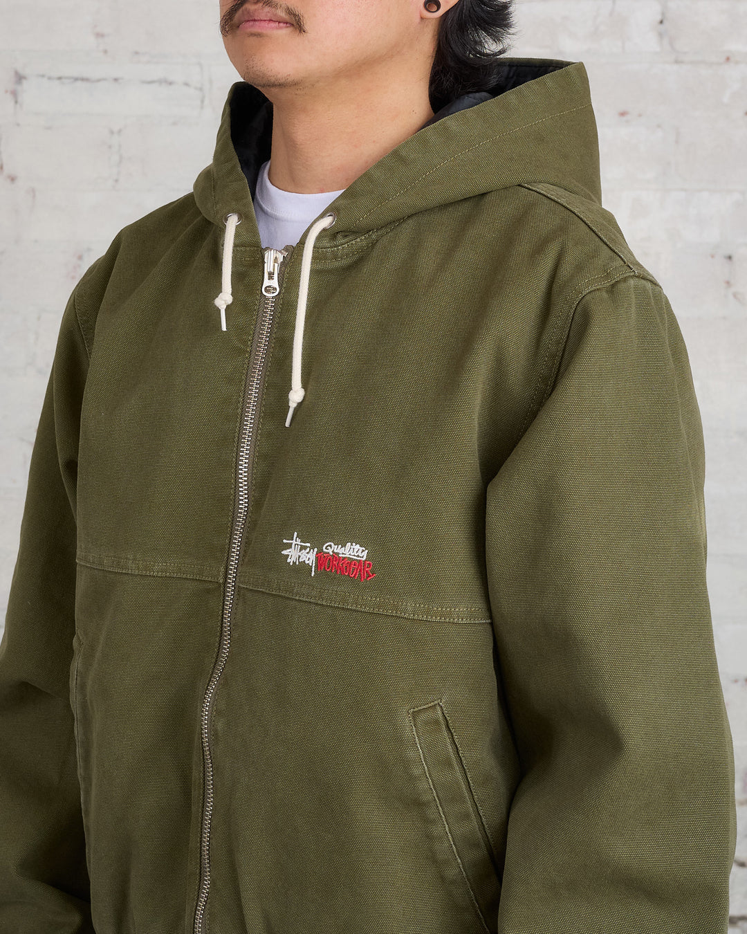 Stussy Work Canvas Insulated Jacket Olive