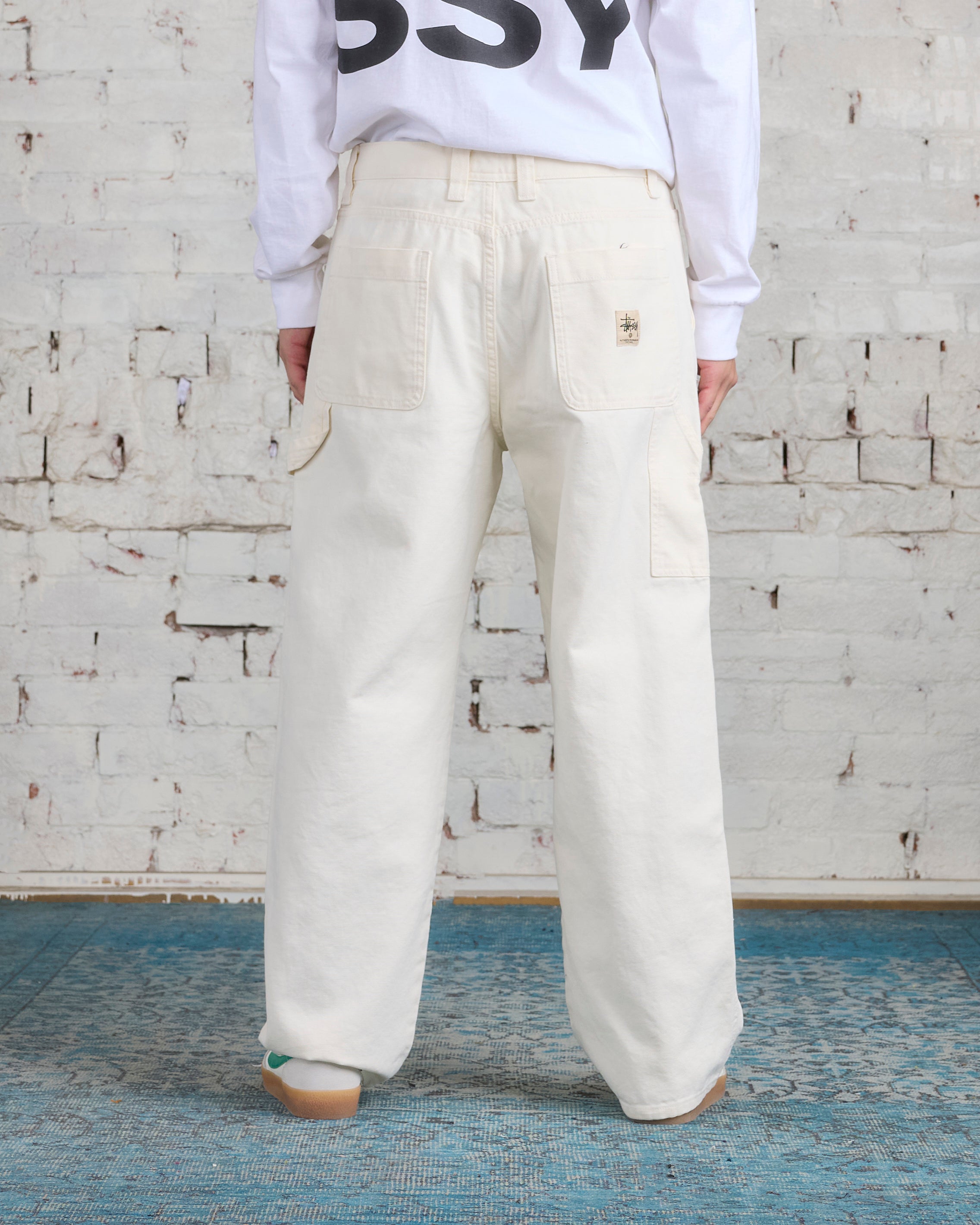 Stussy Work Canvas Pant Bone – LESS 17