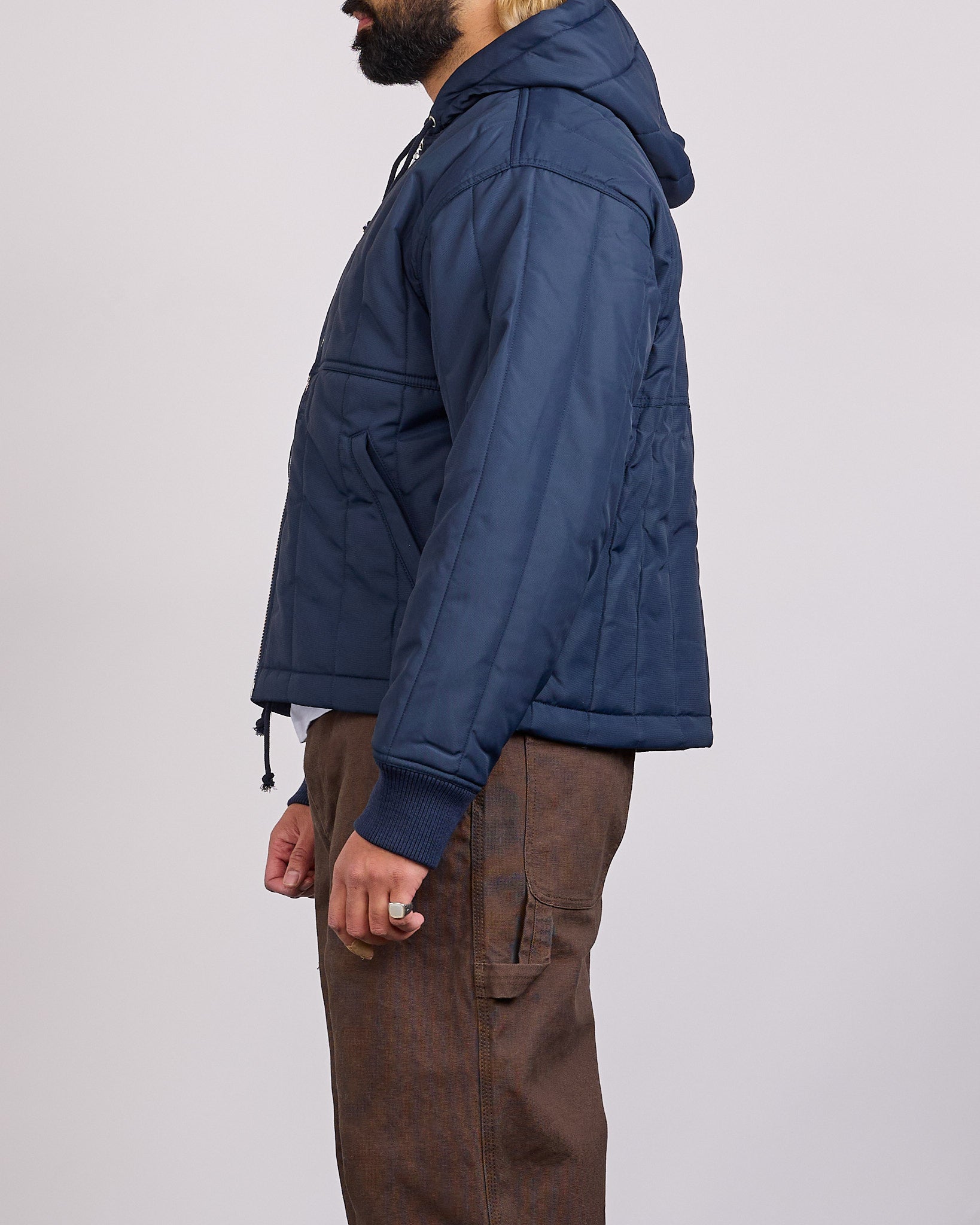 Stussy フード付きネイビージャケット Nike Stüssy Hooded Utility Jacket (Obsidian) – Bows and Arrows