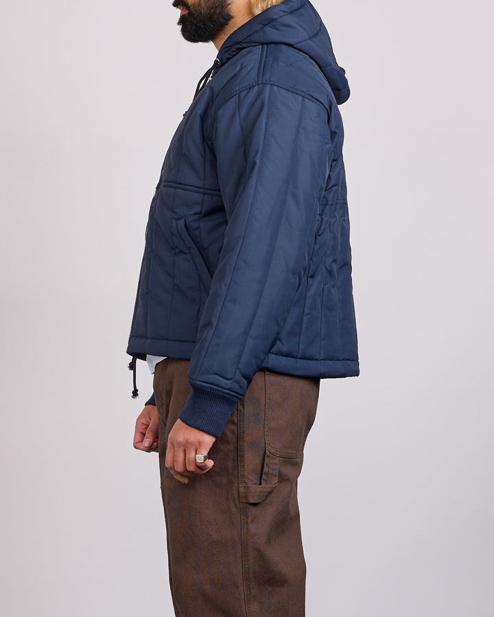 Stussy Work Jacket Quilted Nylon Navy