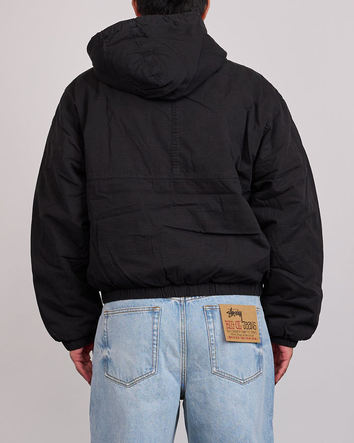 Stussy Work Jacket Ripstop Black
