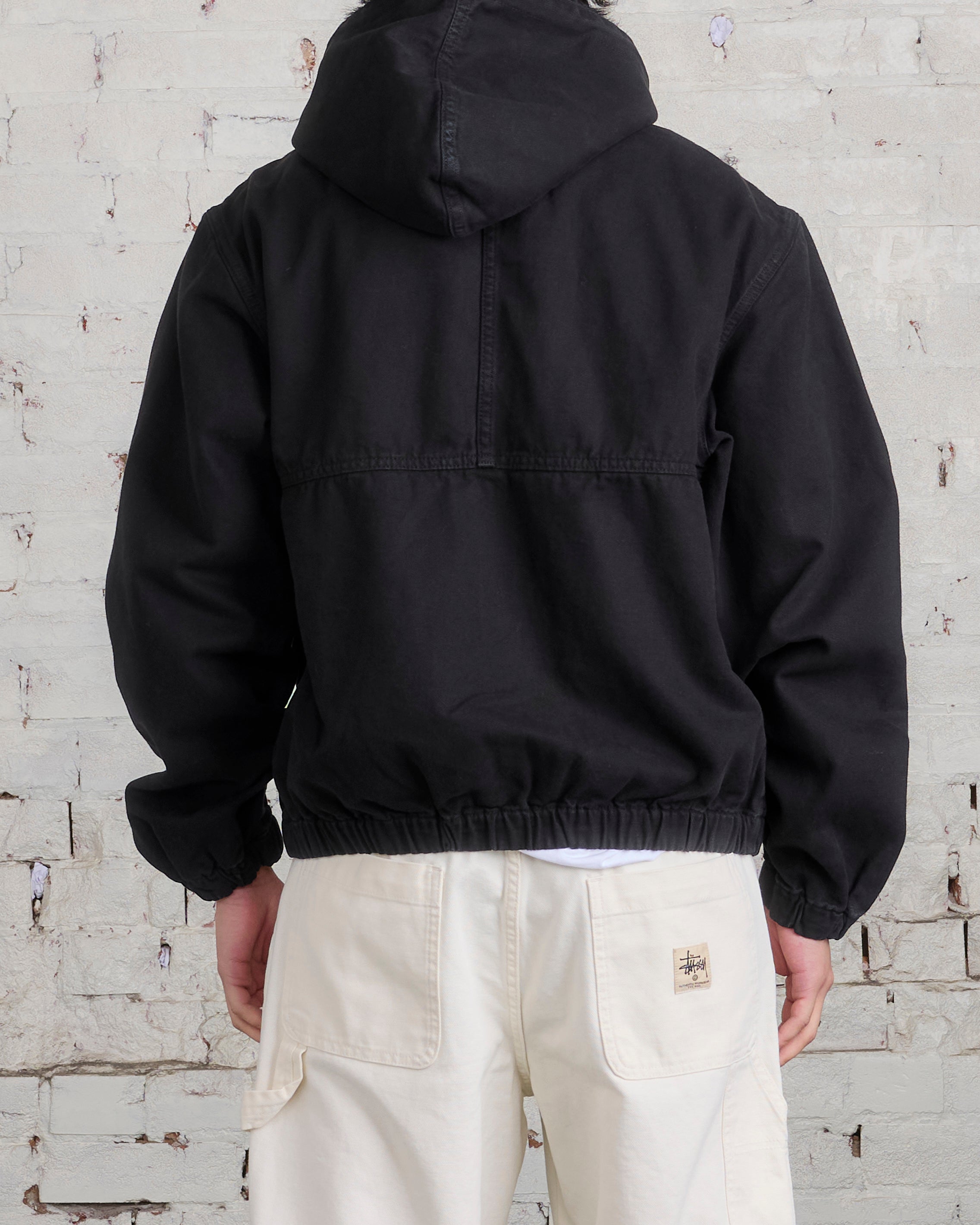 Stussy Work Jacket Unlined Canvas Black