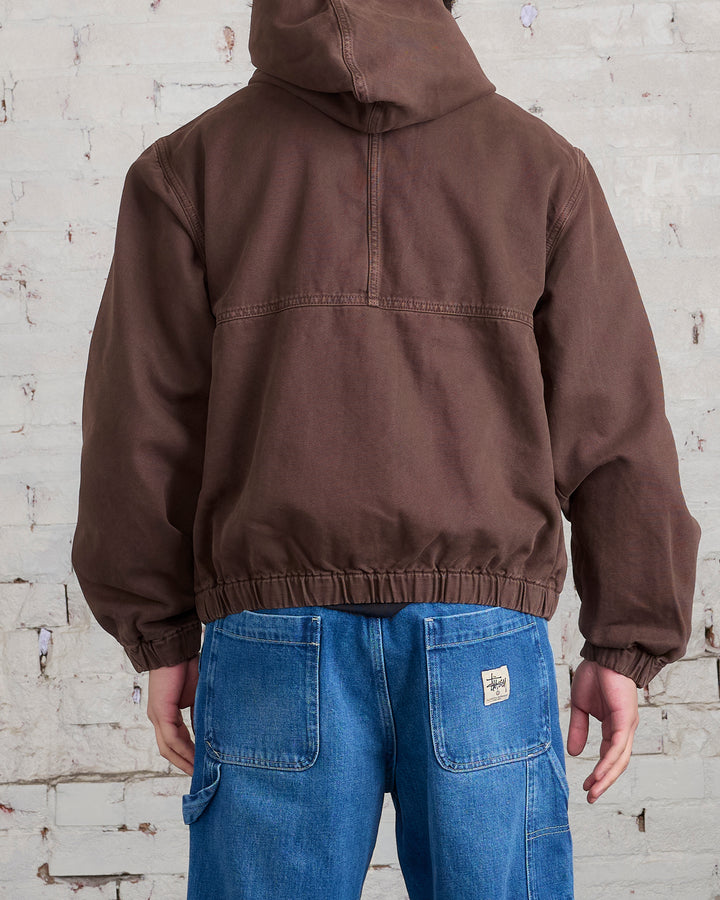 Stussy Work Jacket Unlined Canvas Brown