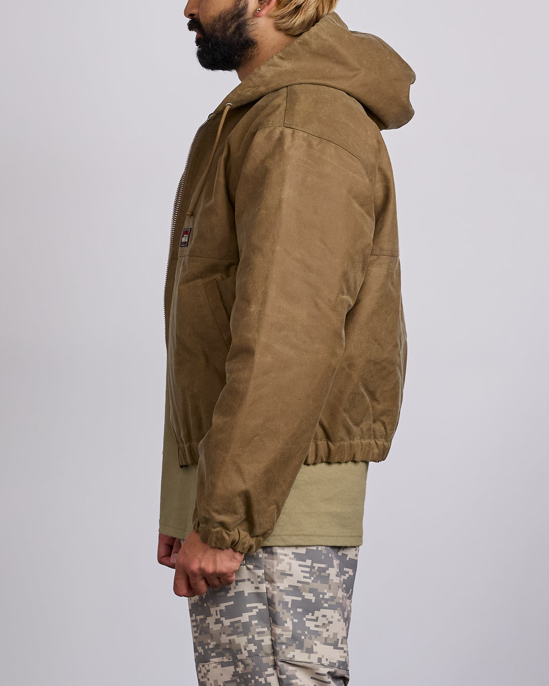 Stussy Work Jacket Waxed Cotton Khaki