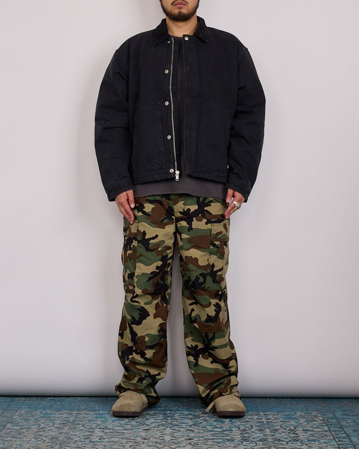 Stussy Workgear Corduroy Collar Jacket Black