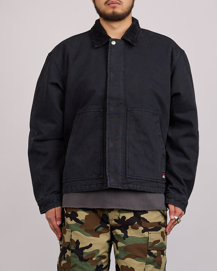 Stussy Workgear Corduroy Collar Jacket Black