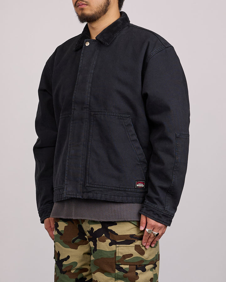 Stussy Workgear Corduroy Collar Jacket Black