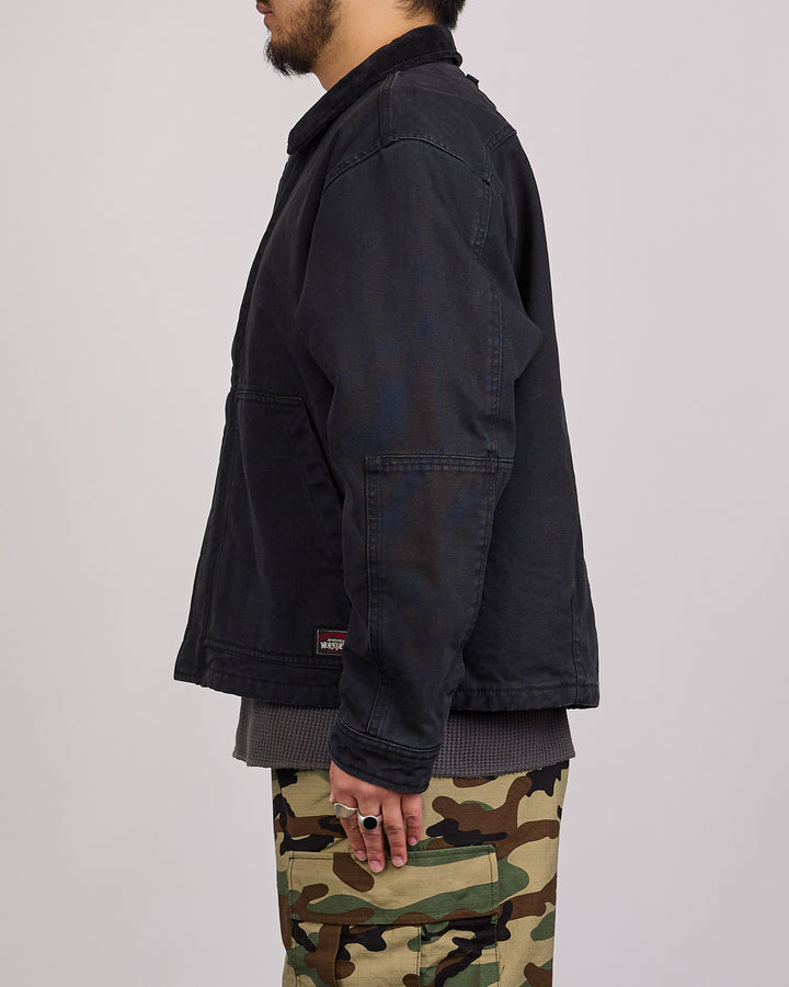 Stussy Workgear Corduroy Collar Jacket Black