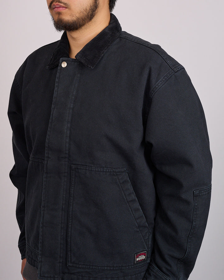 Stussy Workgear Corduroy Collar Jacket Black