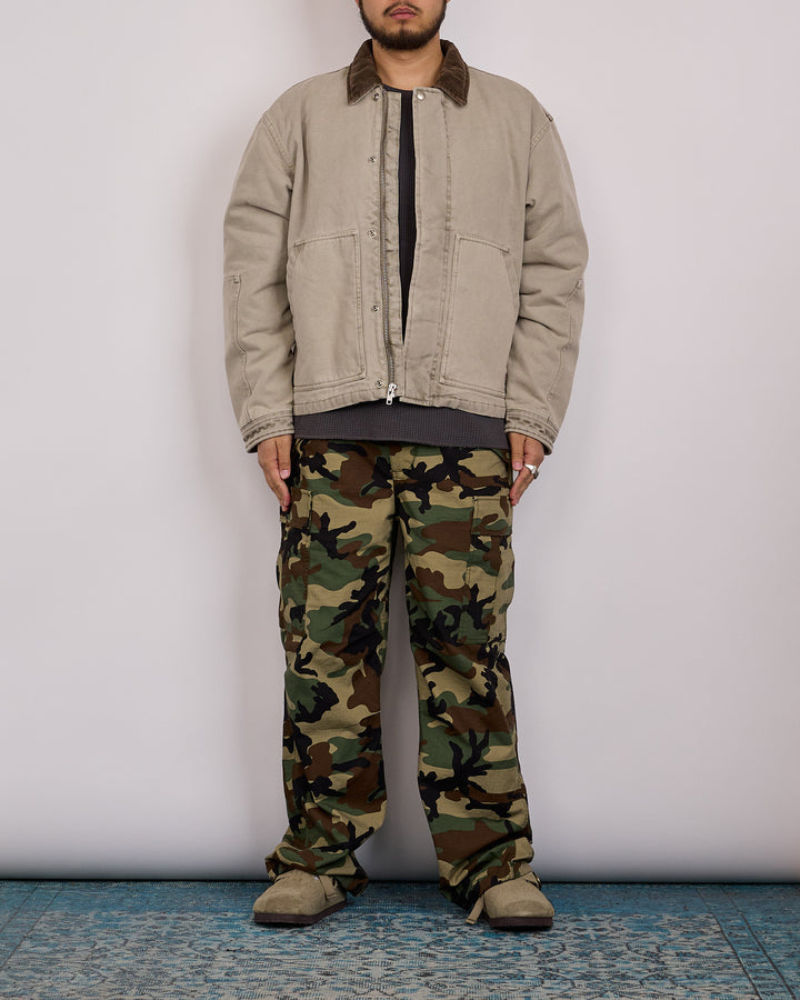 Stussy Workgear Corduroy Collar Jacket Grey