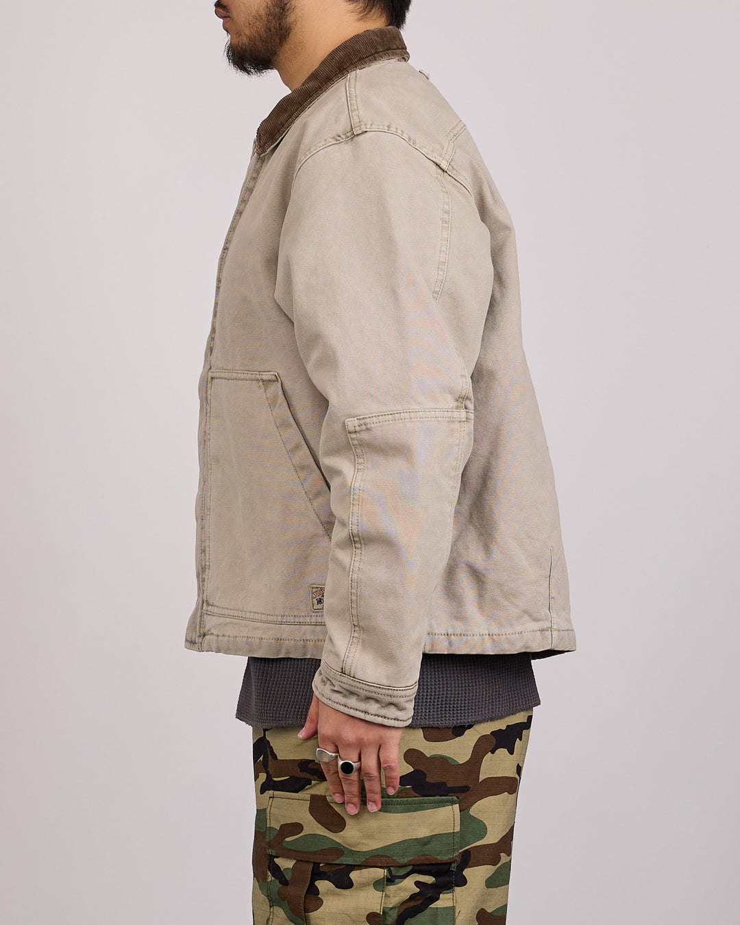 Stussy Workgear Corduroy Collar Jacket Grey