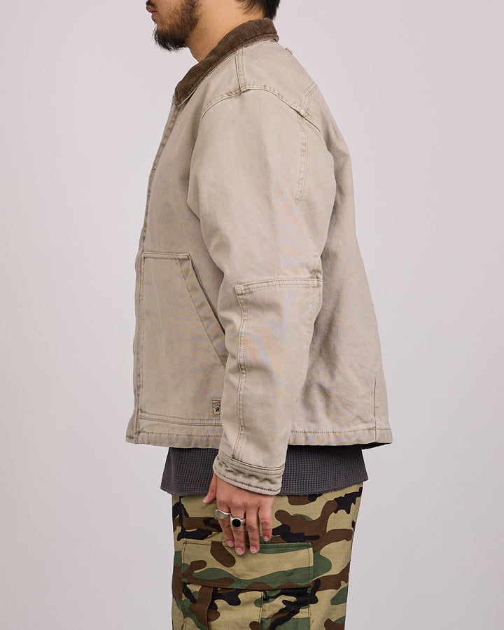 Stussy Workgear Corduroy Collar Jacket Grey