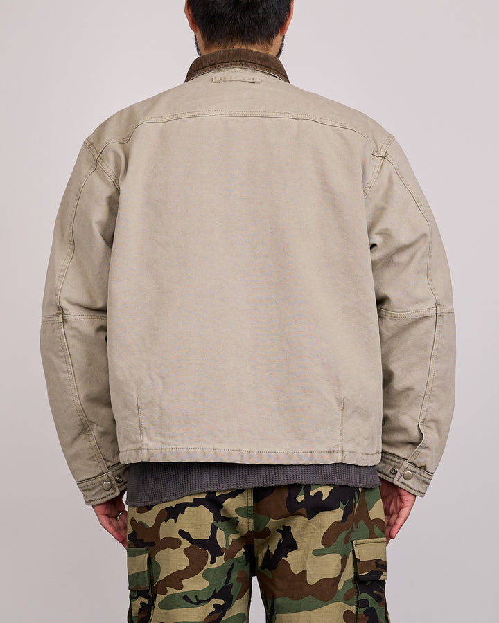 Stussy Workgear Corduroy Collar Jacket Grey