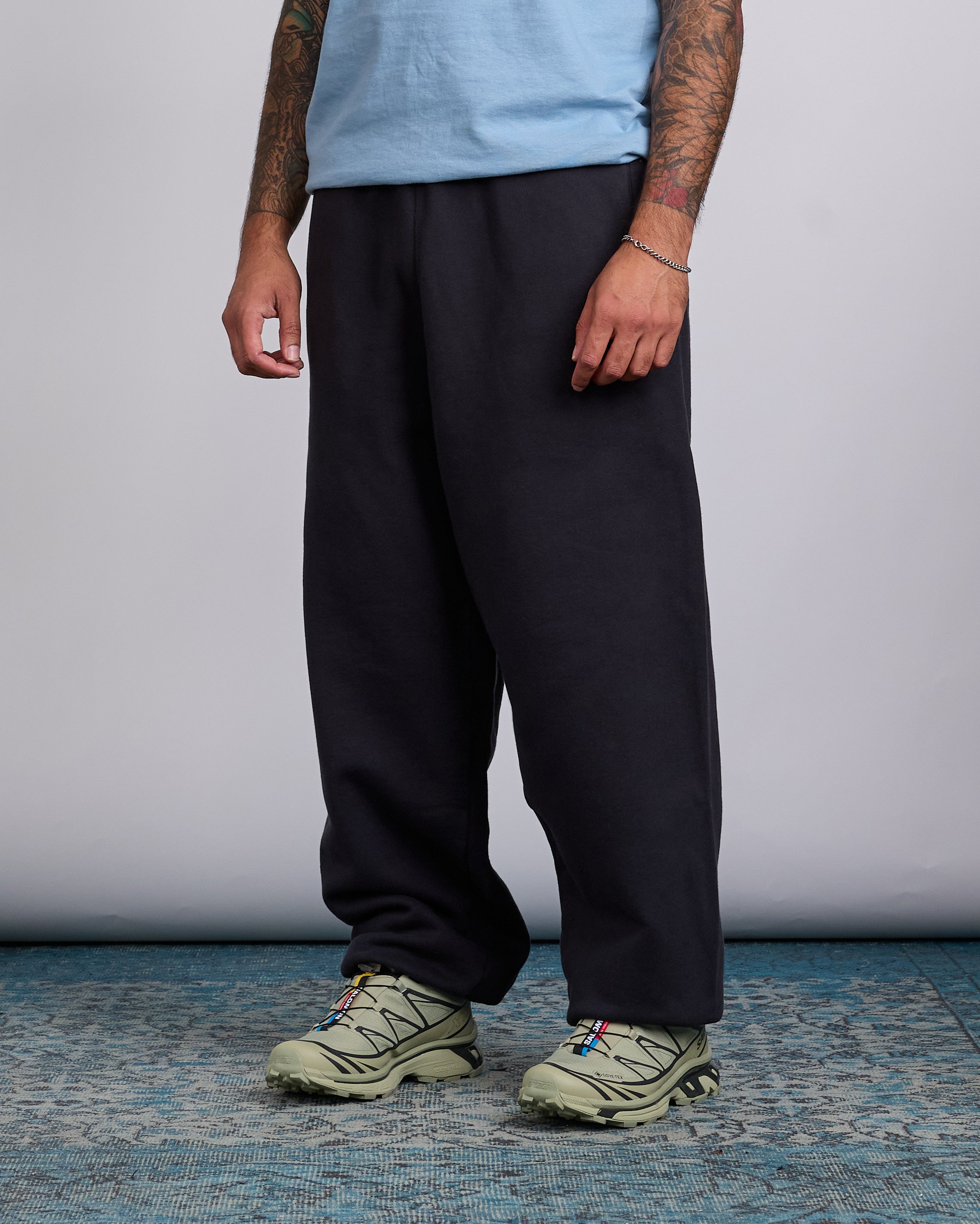 Stussy Workgear Sweatpant Washed Black – LESS 17