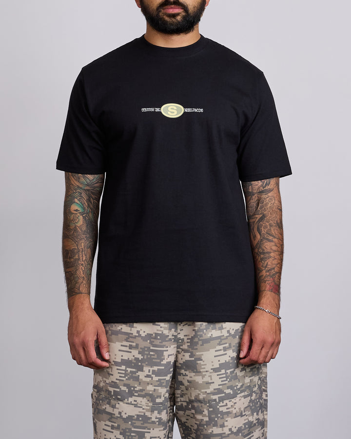 Stussy Worldwide Dot T-Shirt Black