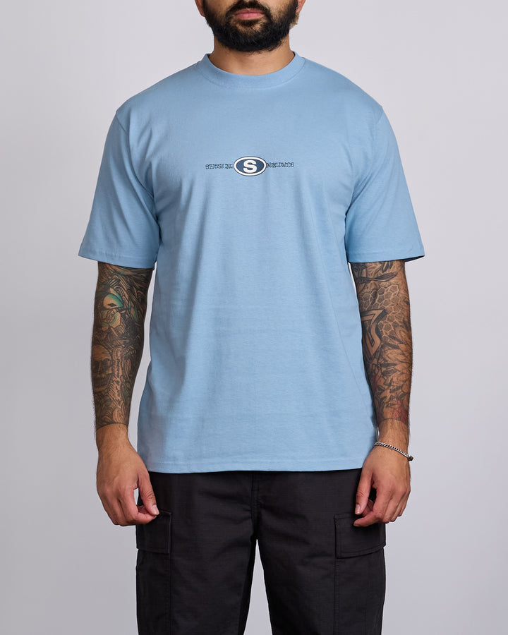 Stussy Worldwide Dot T-Shirt Slate