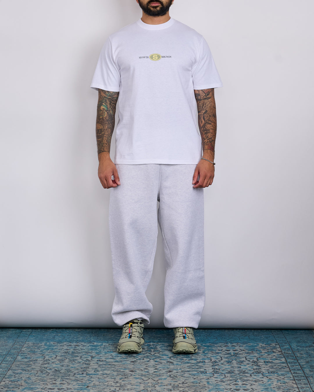 Stussy Worldwide Dot T-Shirt White