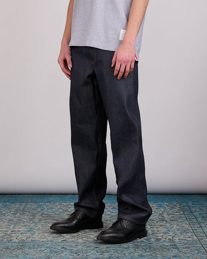 Thom Browne 5-Pocket Denim Trouser Navy