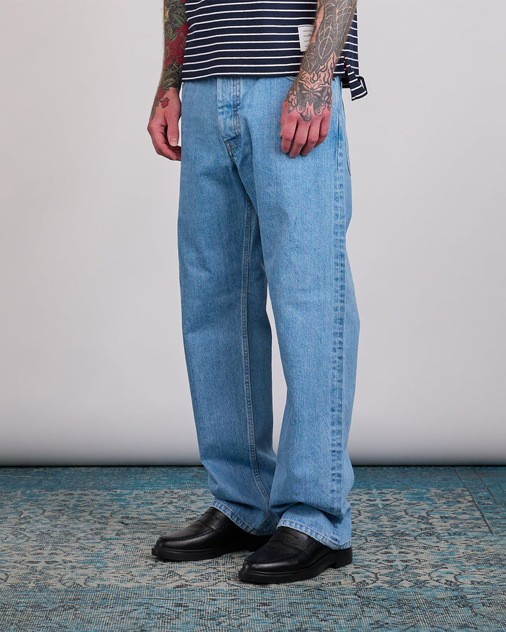 Thom Browne 5-Pocket Japanese Selvedge Jean Washed Light Blue