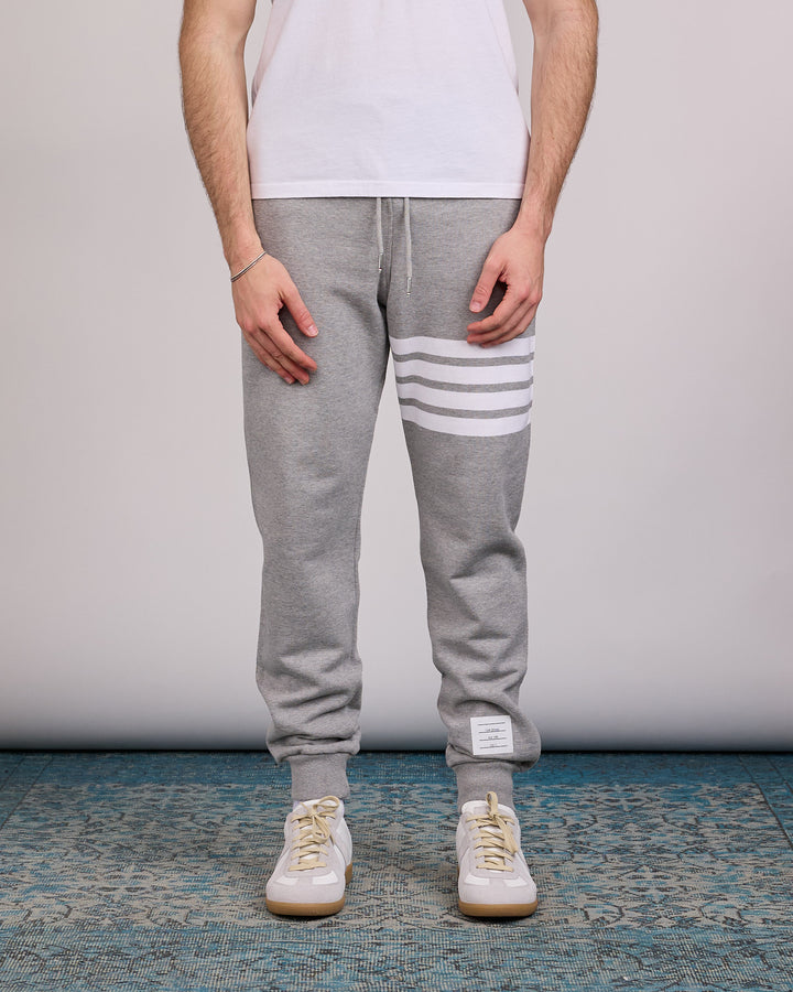 Thom Browne Classic Loopback 4 Bar Sweatpant Light Grey