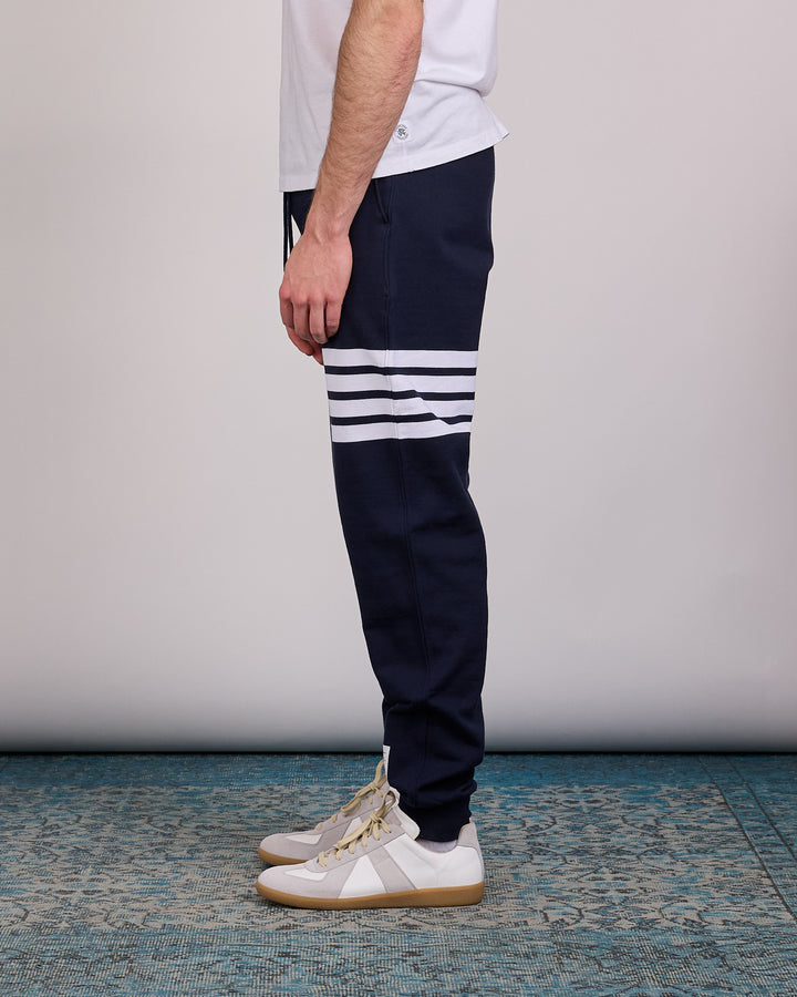 Thom Browne Classic Loopback 4 Bar Sweatpant Navy
