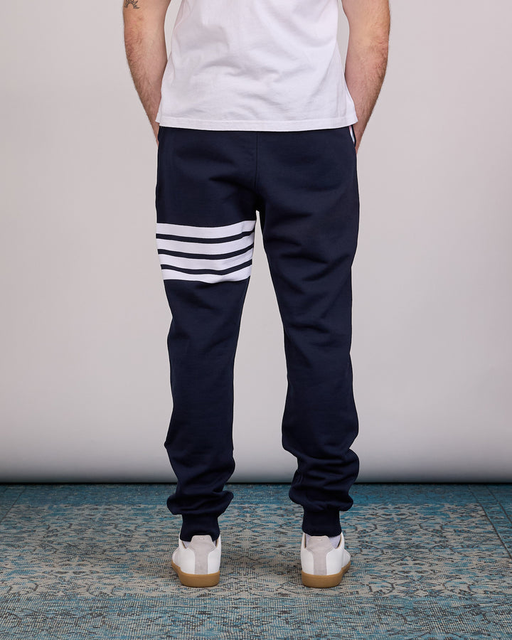 Thom Browne Classic Loopback 4 Bar Sweatpant Navy