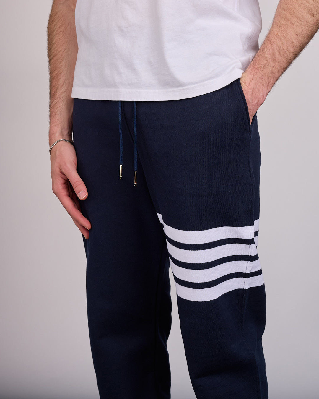 Thom Browne Classic Loopback 4 Bar Sweatpant Navy