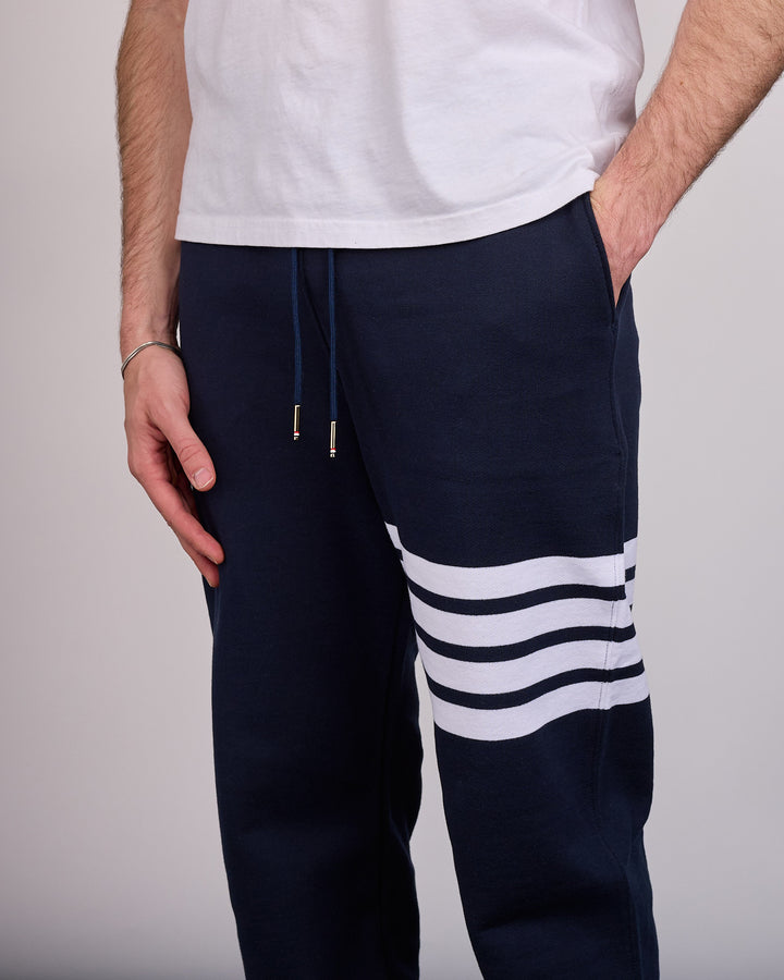 Thom Browne Classic Loopback 4 Bar Sweatpant Navy