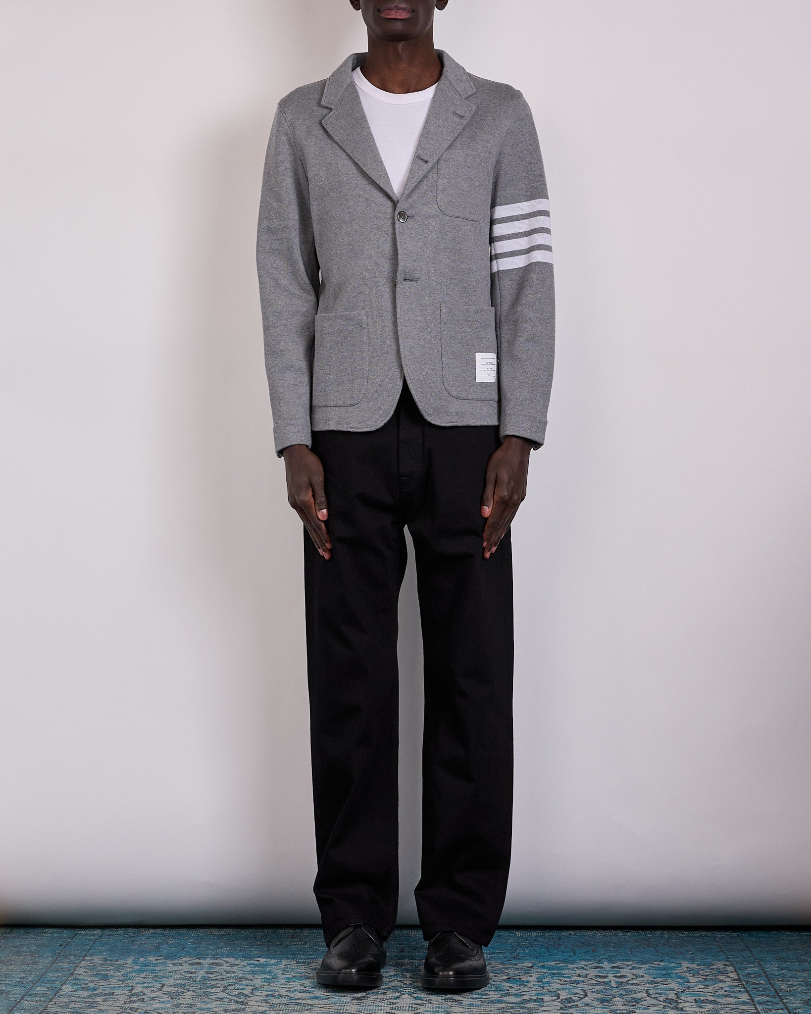 THOM BROWNE グレー ジャケット Thom Browne チェック Hunting ツイードジャケット | グレー | FARFETCH JP