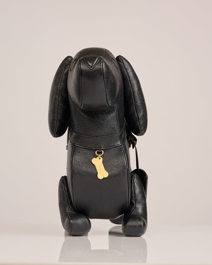 Thom Browne Hector Bag Pebble Grain Leather Black