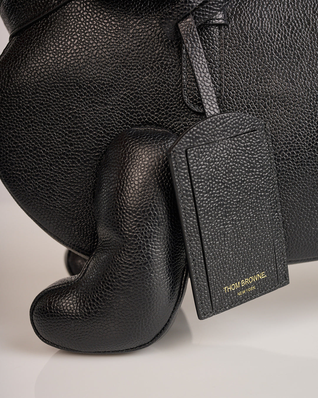 Thom Browne Hector Bag Pebble Grain Leather Black
