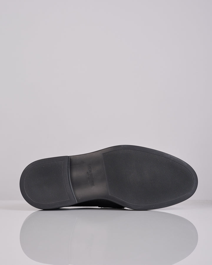 Thom Browne Classic Penny Loafer Pebble Grain/Rubber Sole Black