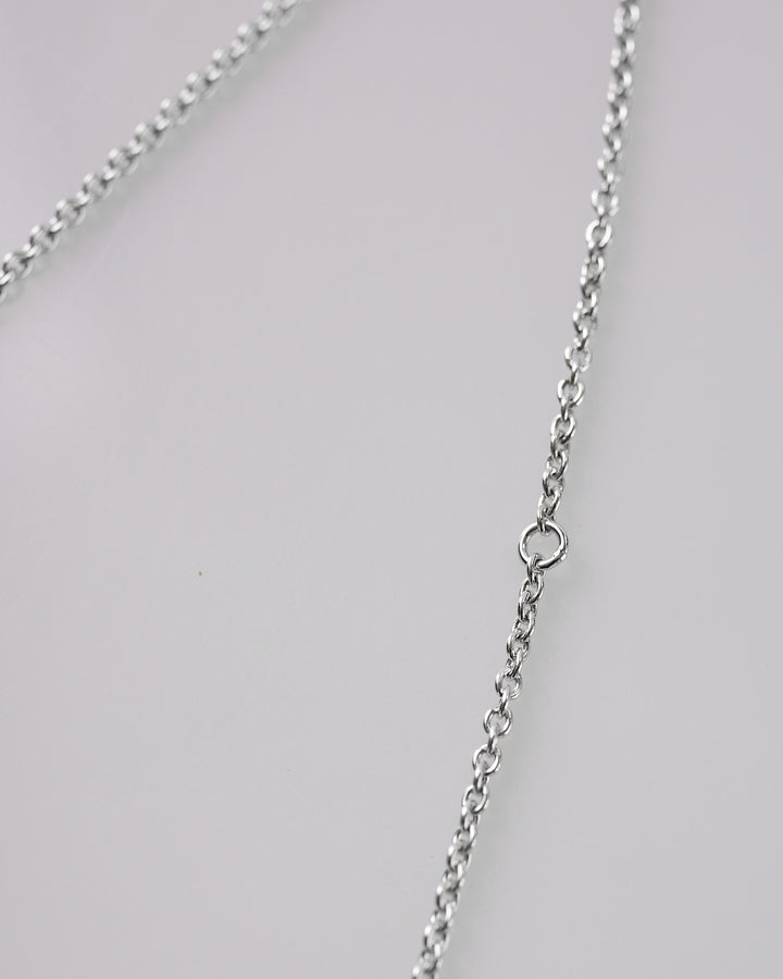 Tom Wood Coin Pendant Chain Necklace Silver 925