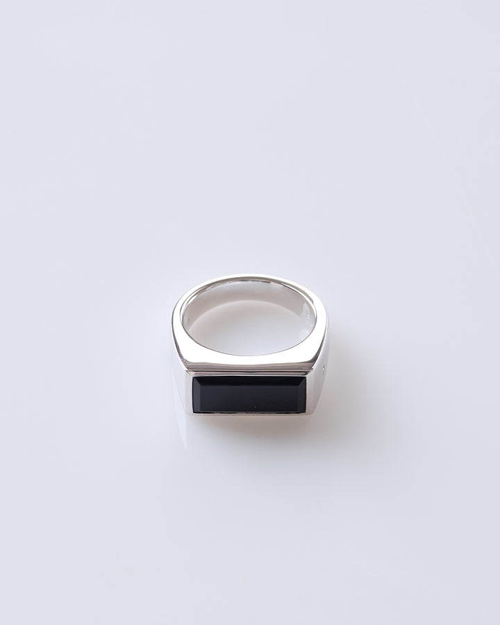 Tom Wood Peaky Ring Polished Silver 925/Black Onyx