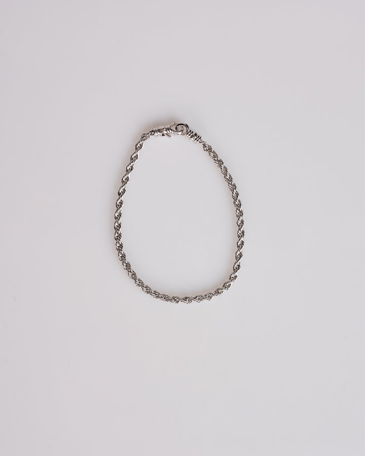 Tom Wood Rope Bracelet Silver 925