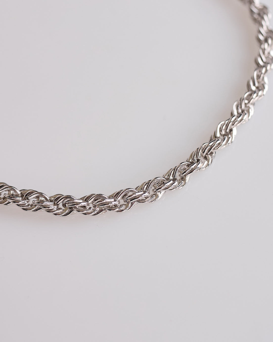 Tom Wood Rope Bracelet Silver 925