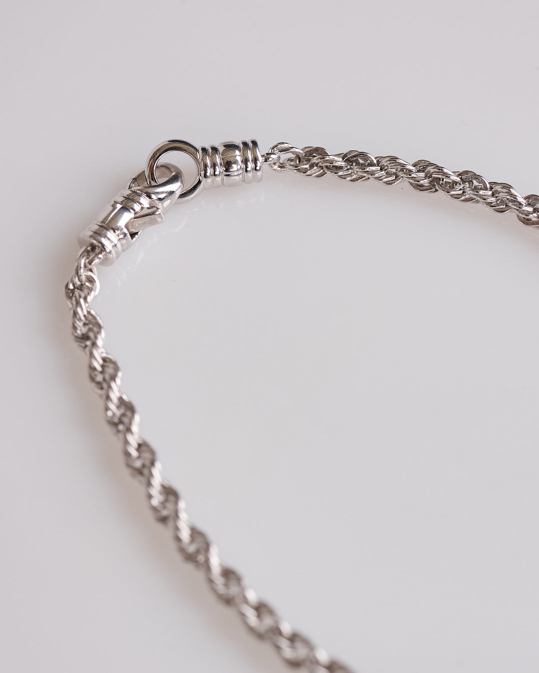 Tom Wood Rope Bracelet Silver 925
