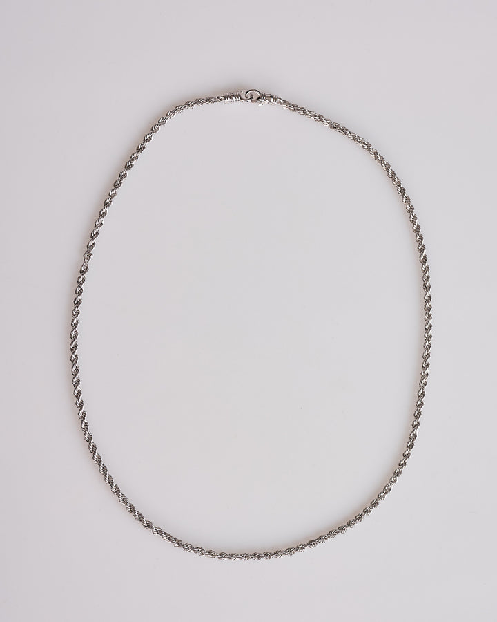 Tom Wood Rope Chain Necklace Silver 925