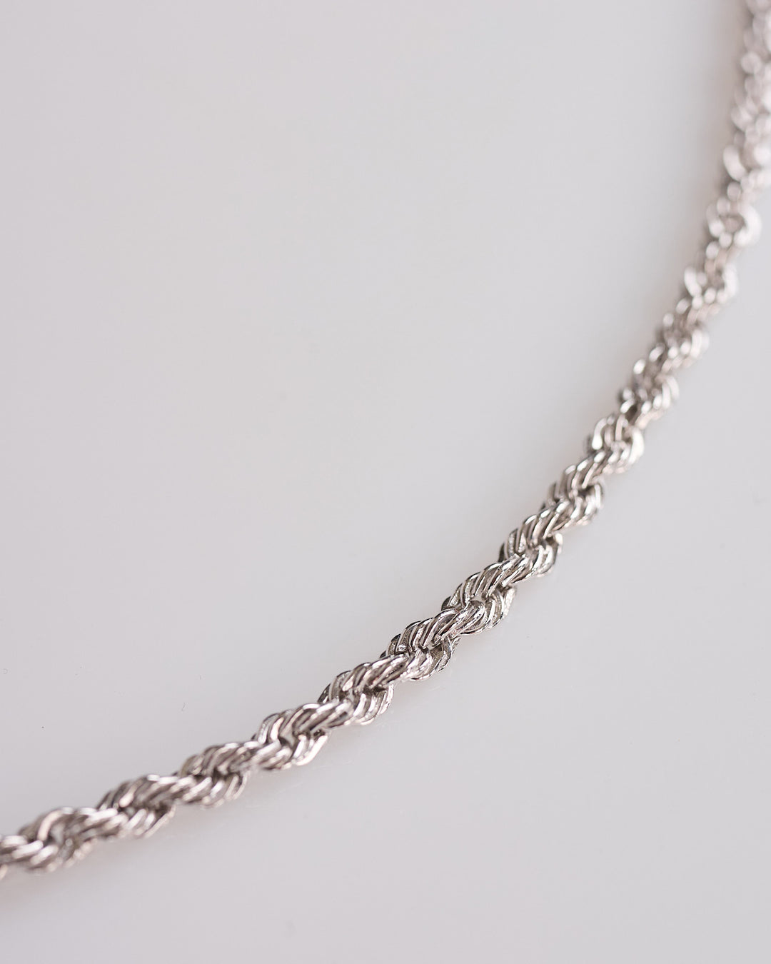 Tom Wood Rope Chain Necklace Silver 925