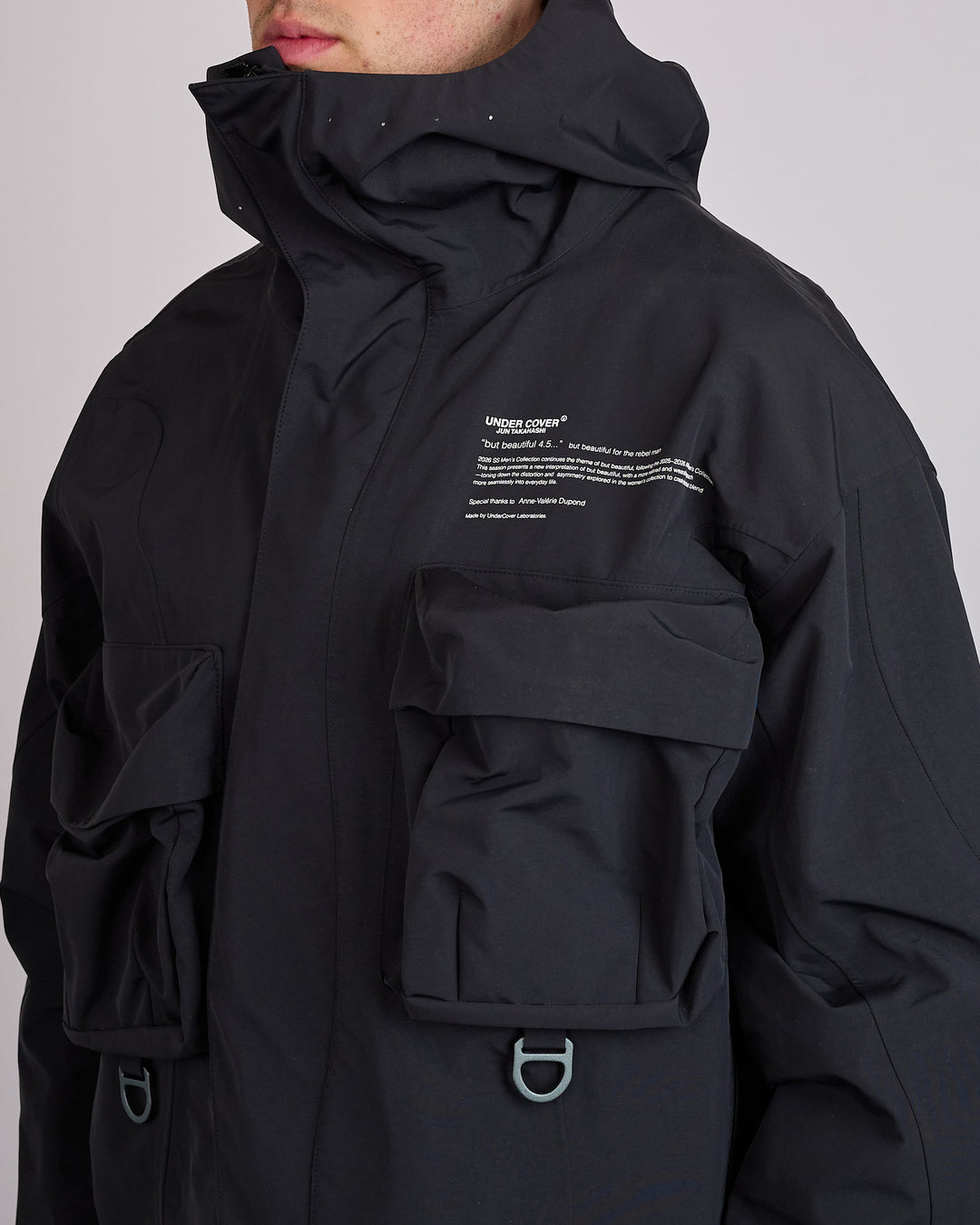 UNDERCOVER 3L Cargo Pocket Jacket Black