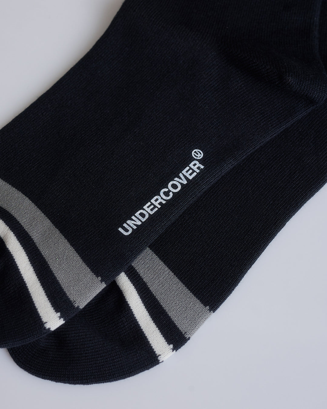 UNDERCOVER Barbed Check Sock Black