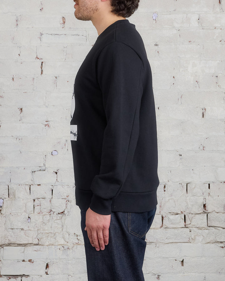 UNDERCOVER Barbed U Graphic Crewneck Black