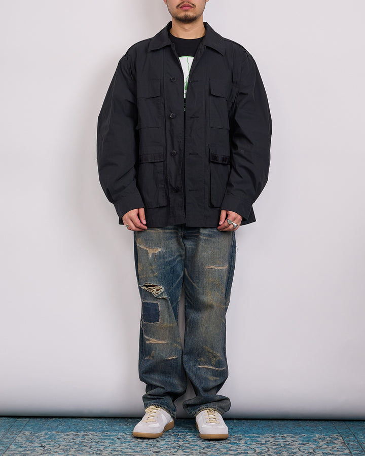 UNDERCOVER Chaos Balance Tape Army Jacket Black