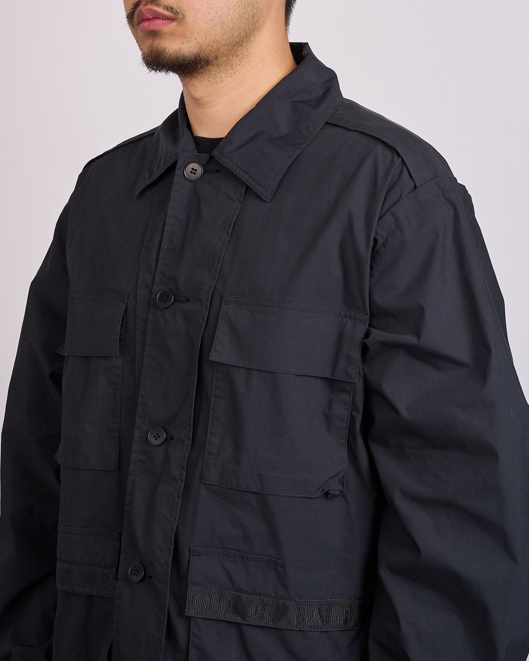 UNDERCOVER Chaos Balance Tape Army Jacket Black