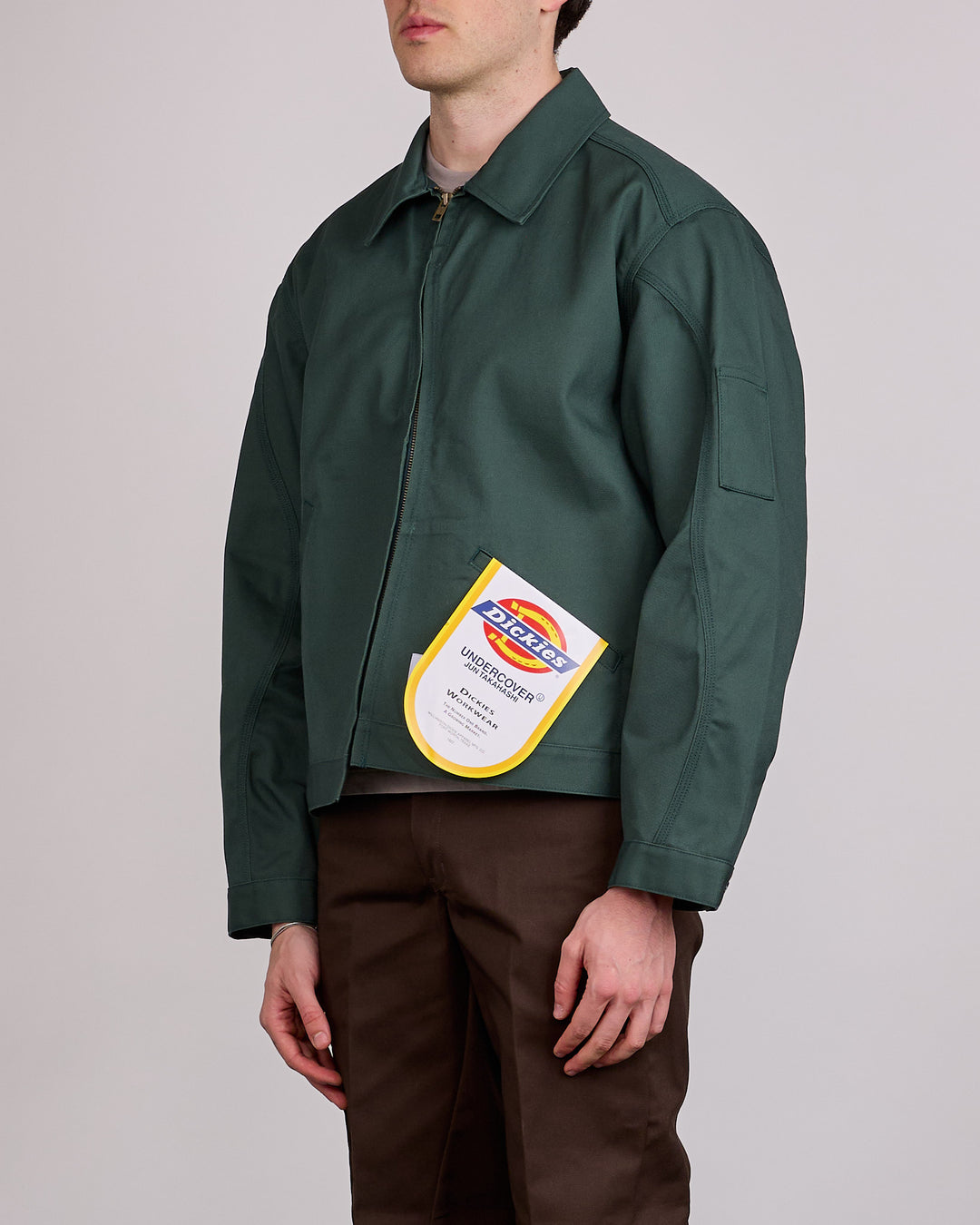 UNDERCOVER Dickies Aysm Zip Work Jacket Dark Green