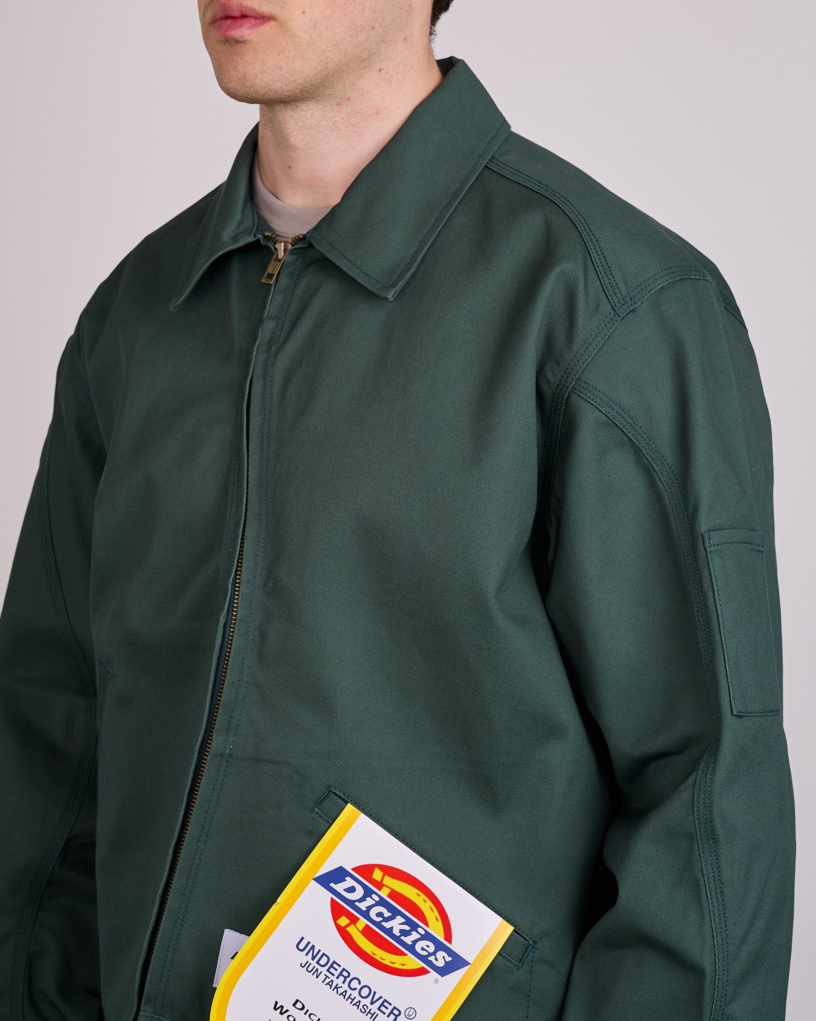 UNDERCOVER Dickies Aysm Zip Work Jacket Dark Green – LESS 17
