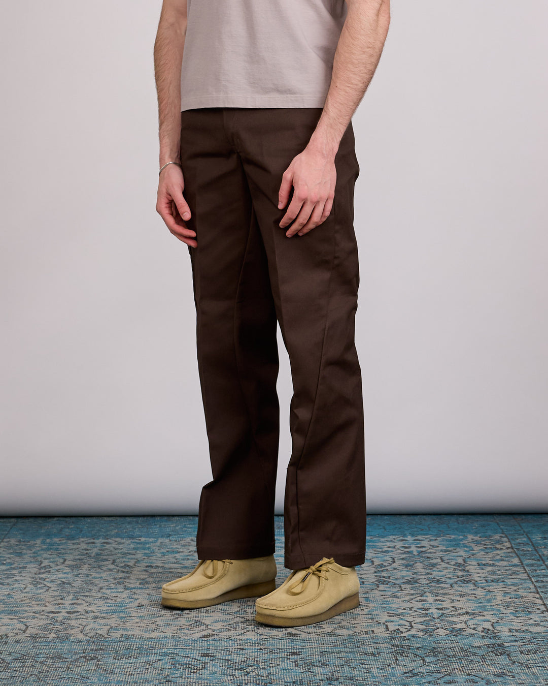 UNDERCOVER Dickies Curved Hem Work Pant Brown
